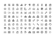 Real Estate & Construction Line Icon, an Outline Icon by gstudiovect21 (Thumbnail 4 of 4)