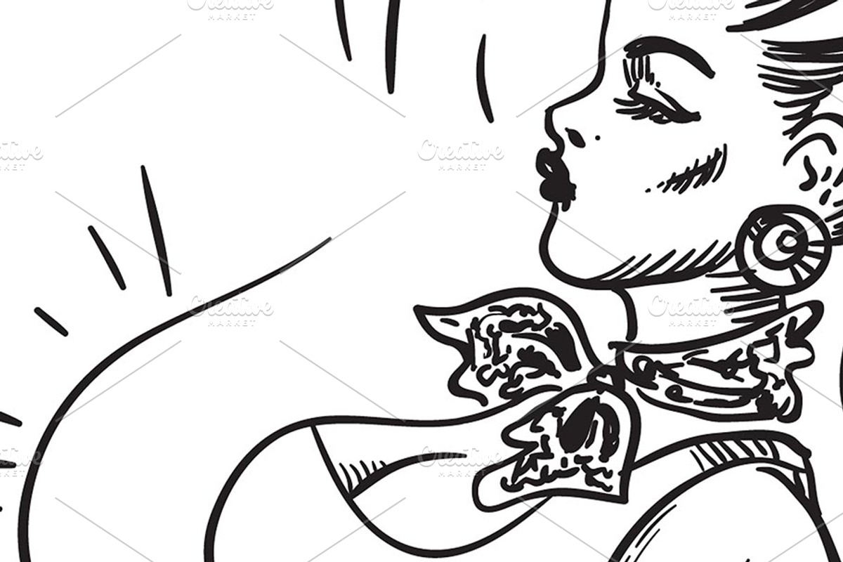 Watching beauty., a Person Illustration by © Fisher Photostudio (Photo 3 of 3)
