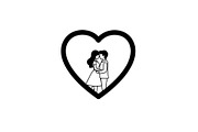 Couple Love Heart Silhouette Bundle, an Illustration by Amazin_art (Thumbnail 37 of 51)