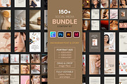 Skin Care Social Media Kit Bundle, a Social Media Template by Artisan Vibes (Thumbnail 1 of 11)