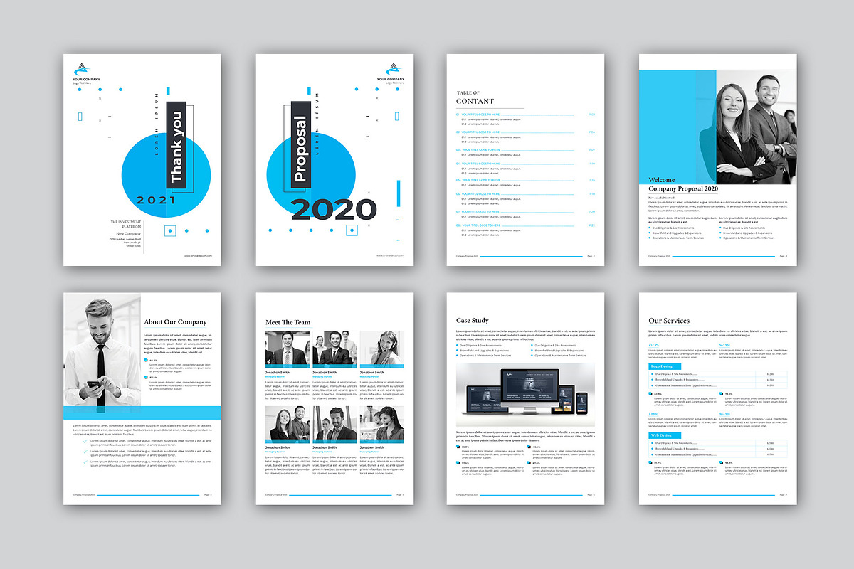 Proposal 16 page's, a Brochure Template by obayes (Photo 3 of 11)