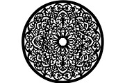 Black Floral Mandala Bundle, an Illustration by Designer_Momina (Thumbnail 12 of 20)