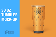 30 oz Tumbler Mock-Up, a Cups & Container Mockup by dedpixel supply co. (Thumbnail 1 of 3)