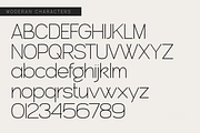 Moderan - Minimalist Sans Serif, a Sans Serif Font by Illustraly Design (Thumbnail 3 of 8)