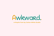 Awkward Cute Script Font, a Handwritten Font by Sofia Skoog (Thumbnail 1 of 11)