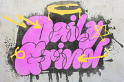 Fancy Quotes - Bubble Display Font, a Handwritten Font by Letterhend Studio (Thumbnail 6 of 13)