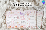 Coastal Baby Shower Game Bundle, a Card Template by Digital_Mind (Thumbnail 1 of 6)