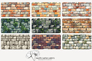 80 stone wall seamless pattern, a Pattern Graphic by Poppy Lane Studio (Thumbnail 5 of 11)