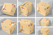 7 Packaging Box Mockups, a Packaging Mockup by megostudi0 (Thumbnail 1 of 9)