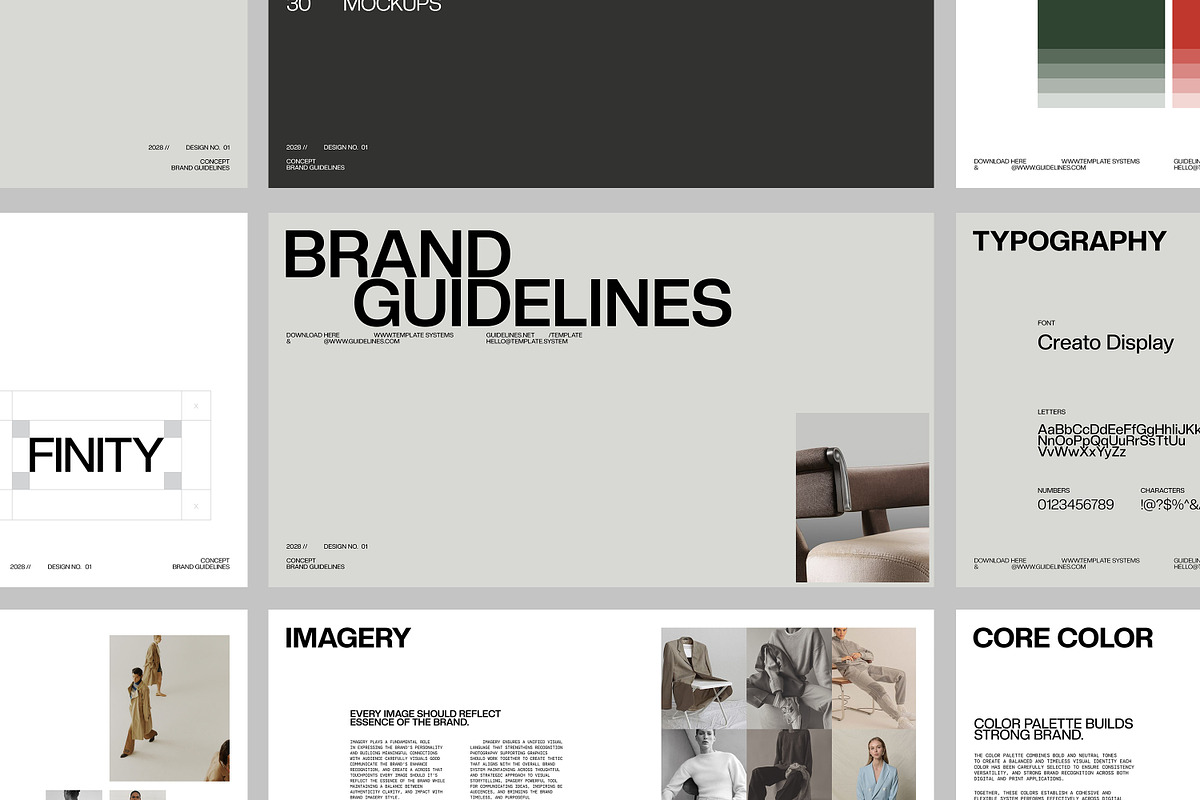 FINITY | Brand Guidelines CANVA, a Presentation Template by creathrivestudio (Photo 9 of 11)