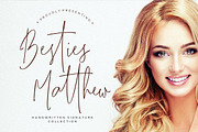 Besties Matthew Signature Wedding, a Script Font by Creatype Studio (Thumbnail 1 of 11)