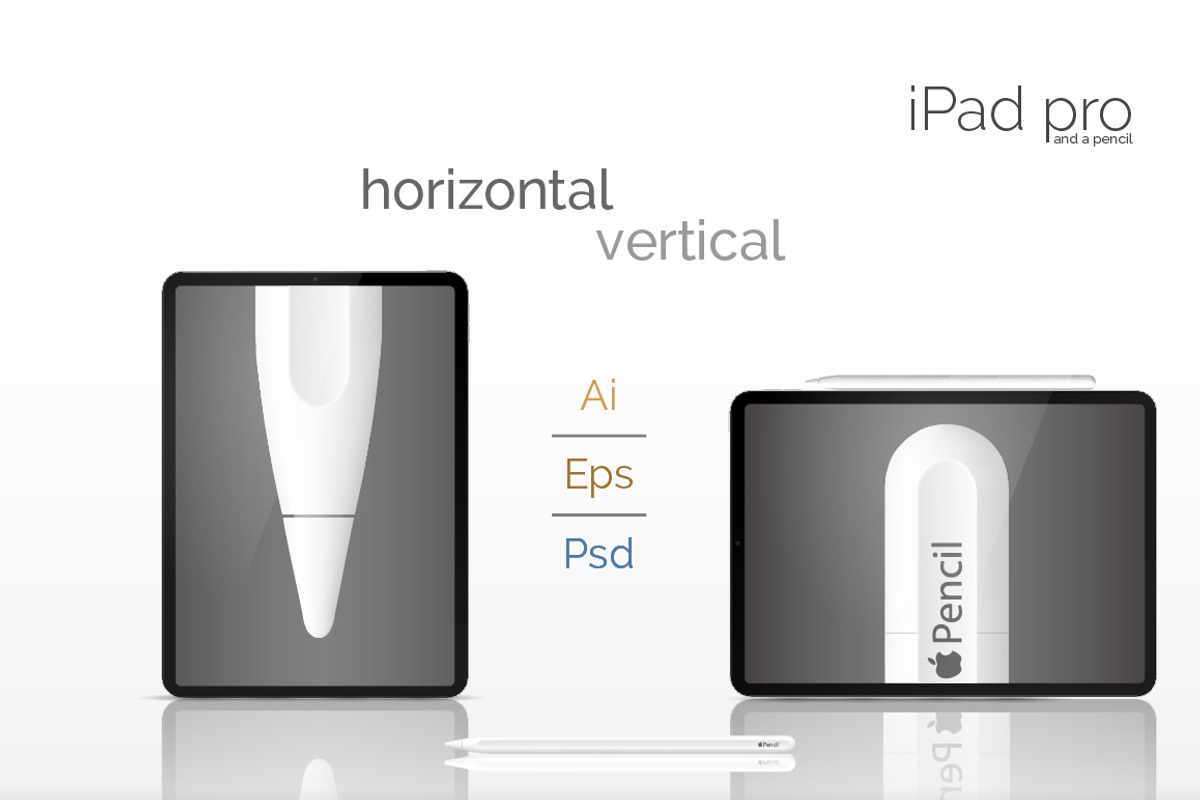 NEW Apple iPad Pro mock up! (PSD+AI), an iPhone Mockup by voin_Sveta (Photo 4 of 12)