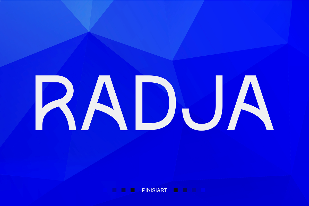 Radja, a Sans Serif Font by Pinisi ART (Photo 1 of 10)