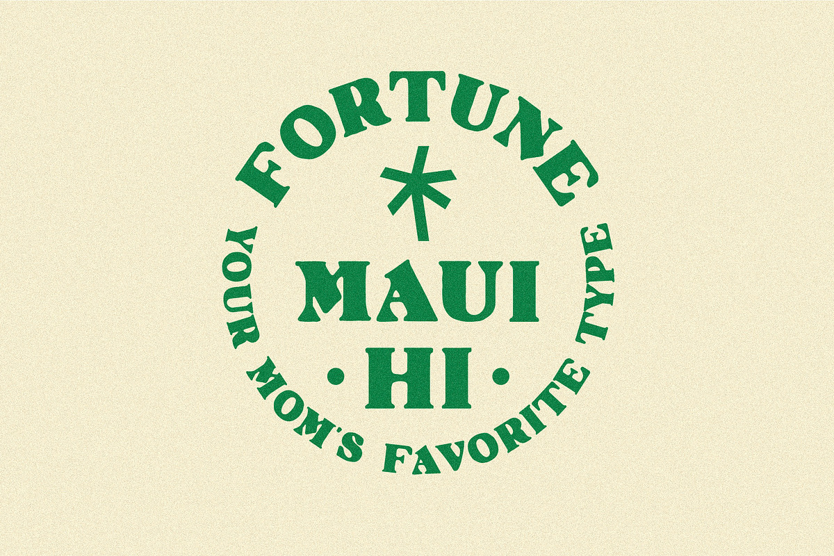 Fortune | A Lucky Display Font, a Serif Font by Taylor Penton (Photo 3 of 6)