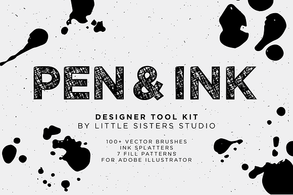 Pen & Ink - Vector Brush Tool Kit preview 7