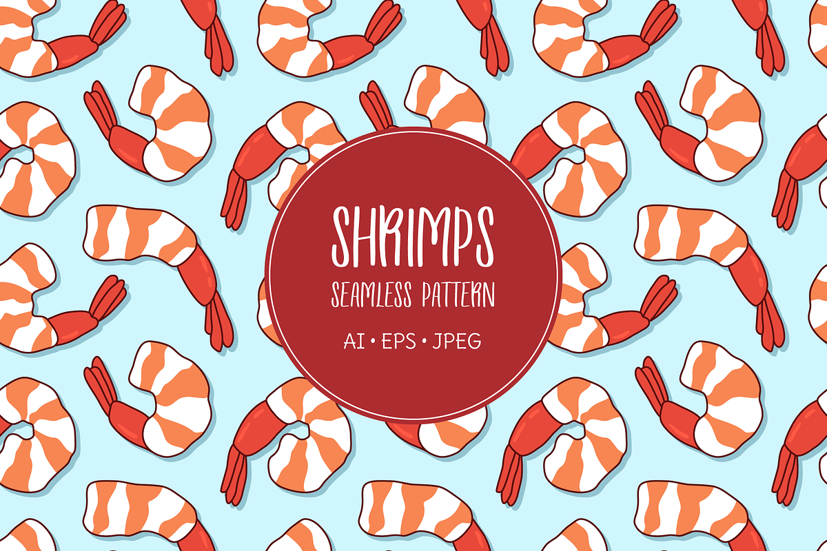 Peeled shimps pattern, an Illustration by Cmeree (Photo 1 of 3)