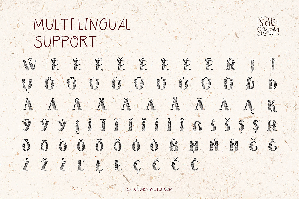 Dark Forest Uppercase Font, a Font by saturday.sketch (Photo 8 of 10)