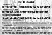 Ironworker Display font, a Font by Caleb Bolt (Thumbnail 6 of 6)