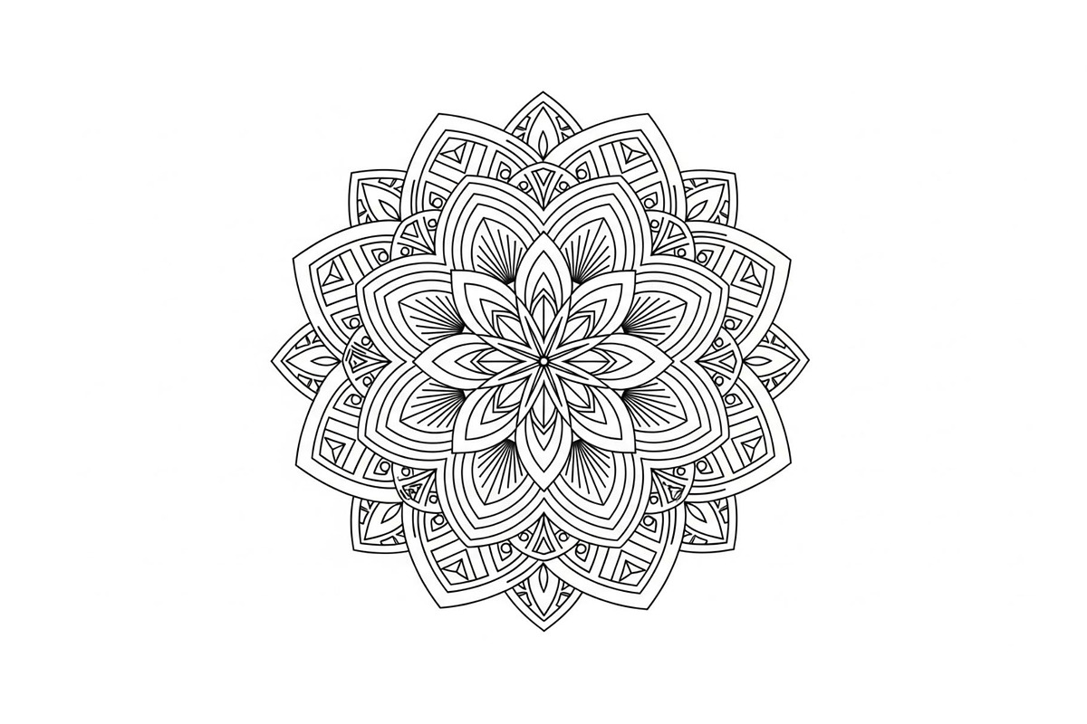 Mandala Flower SVG Bundle, an Illustration by Creativeshirt (Photo 13 of 31)