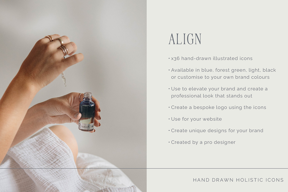 Wellness Holistic Boho Yoga Icons, an Outline Icon by CreativeWilderness (Photo 9 of 10)