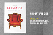 A5 Portrait Template (V.01), a Magazine Template by Shafura (Thumbnail 1 of 5)
