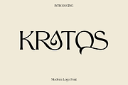 Kratos - Modern Logo Font, a Serif Font by Luna Shop (Thumbnail 1 of 9)