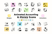 Money and Accounting Icons, a Solid Icon by Prosymbols (Thumbnail 1 of 8)