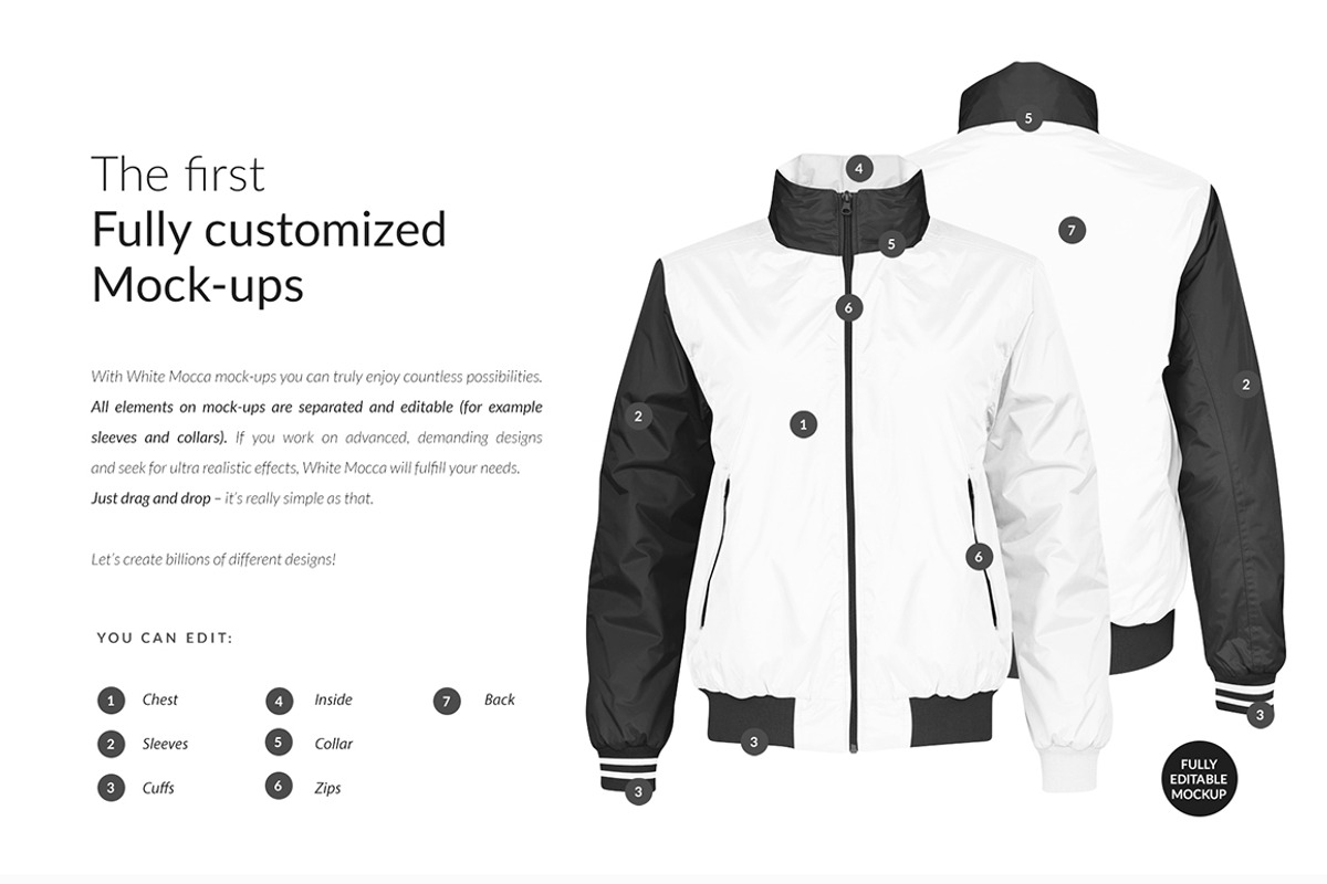 Bomber Jacket Ghost Mockups Set FREE, a Books & Magazine Mockup by Apparel_Mockups (Photo 6 of 21)