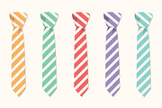 Bow Ties & Neckties Clipart Set, a Work Illustration by Digital Sugar (Thumbnail 3 of 3)