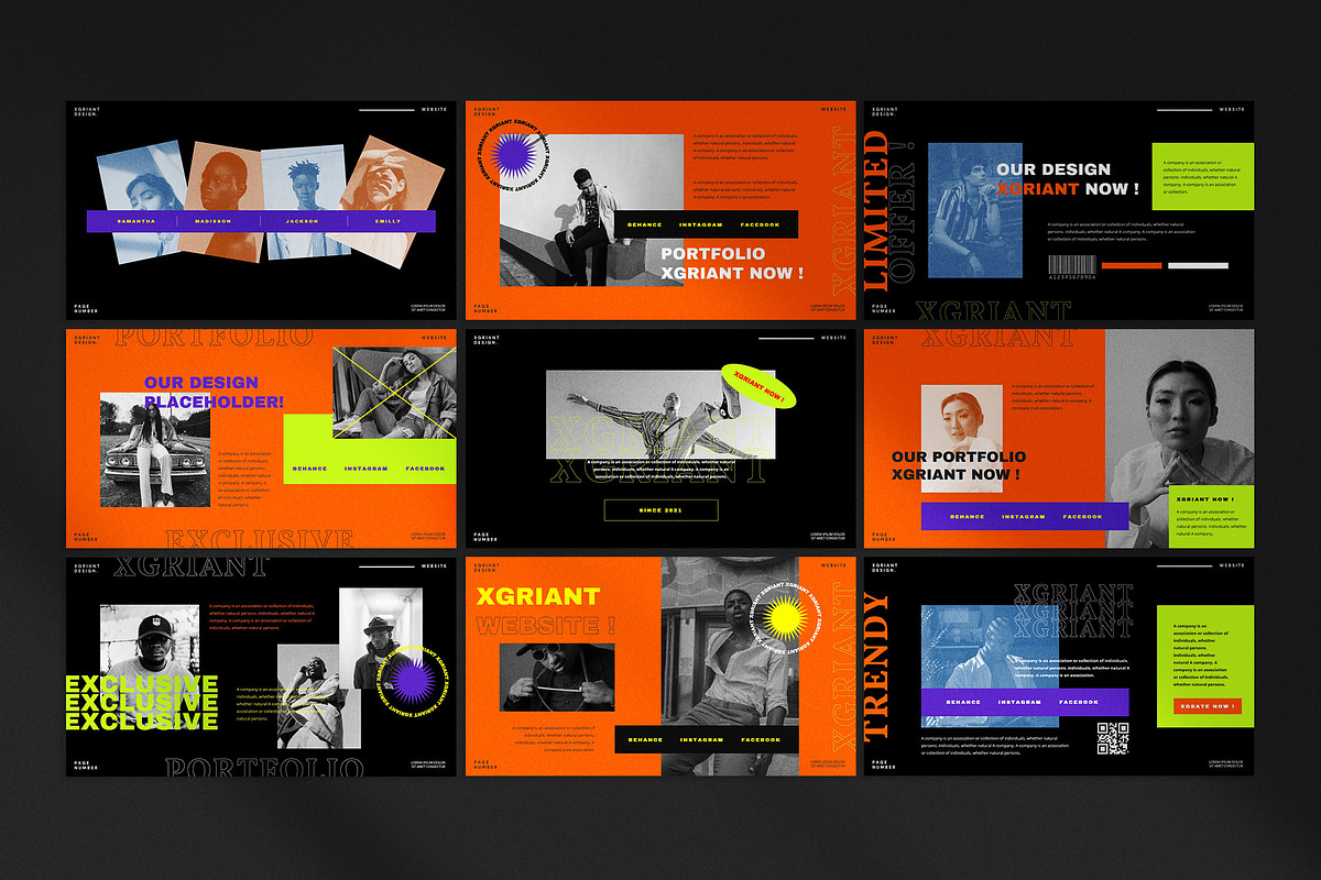 Xgriant Presentation Template preview 6
