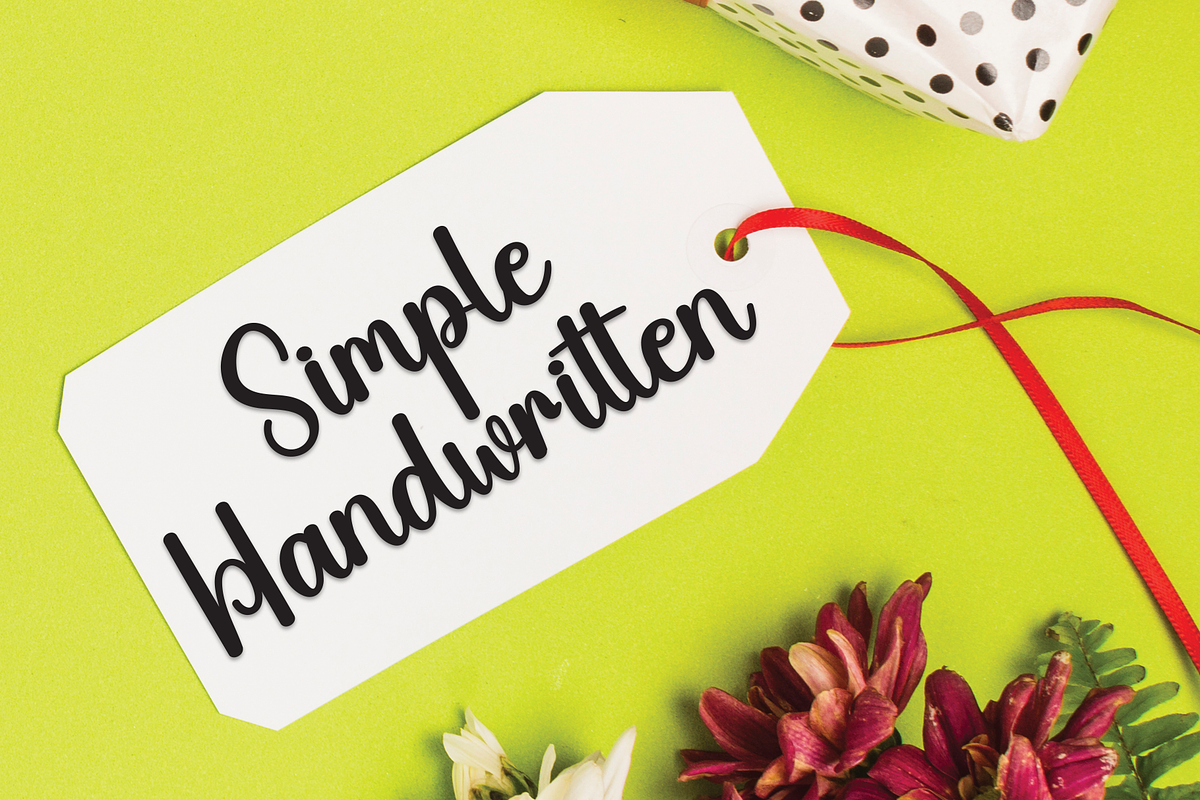 Bayside | Script Font, a Handwritten Font by Scratchones (Photo 5 of 9)