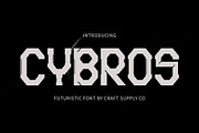 Cybros – Futuristic Typeface, a Sans Serif Font by Craft Supply Co. (Thumbnail 1 of 8)
