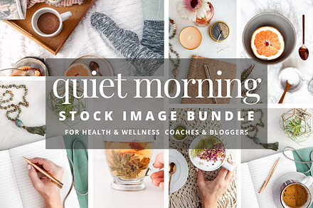 QUIET MORNING styled stock bundle