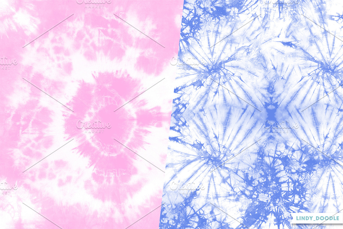 Summer Pastel Tie-Dye Patterns, a Pattern Graphic by Lindy_doodle (Photo 11 of 13)