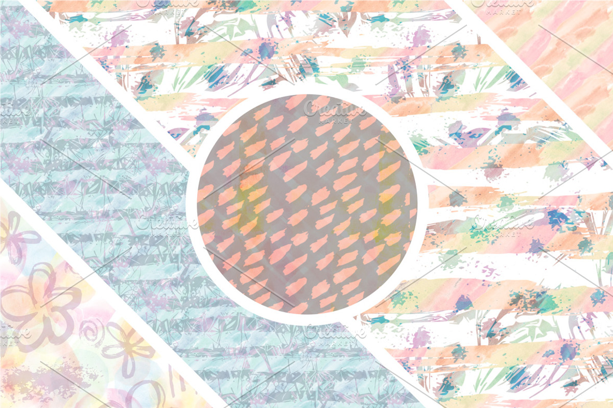 Watercolor seamless pattern, a Pattern Graphic by antuanetto (Photo 5 of 7)