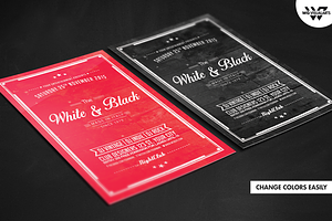 Vintage Retro Flyer Template Vol.5