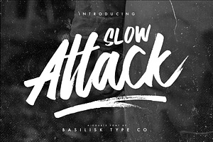 Slow Attack - Double Fonts