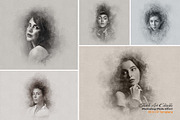Sketch Art Editable Photo Effect, an Action Add-On by Photoshop Action (Thumbnail 1 of 16)