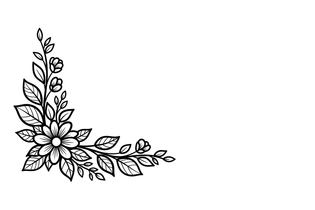 Floral Corner Ornament Clipart Bundl, an Illustration by Creativeshirt (Photo 33 of 48)