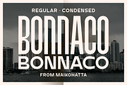 Bonnaco Font Collaboration, a Sans Serif Font by MaikoHatta (Thumbnail 1 of 9)