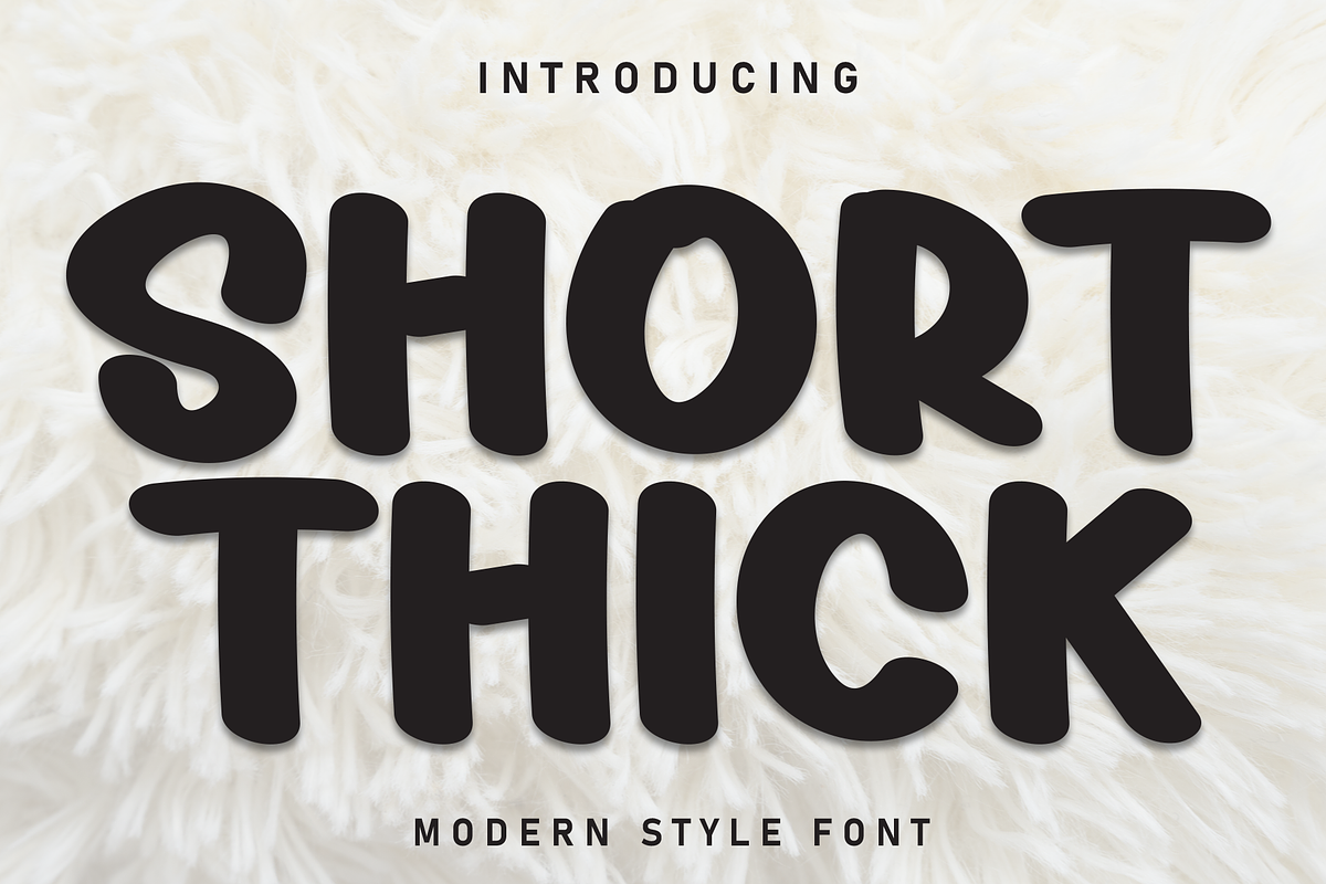 Short Thick | Script Font, a Script Font by Scratchones (Photo 1 of 6)