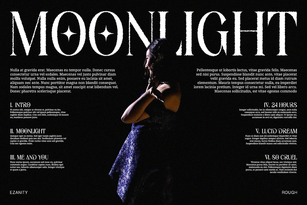 Ezanity Rough, a Serif Font by Craft Supply Co. (Photo 4 of 8)