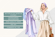 Elegant Wedding Gala Clipart, a Person Illustration by BusyDaydesign (Thumbnail 7 of 9)