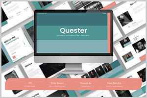 Quester–Business PowerPoint Template, a Presentation Template by kreatifreya