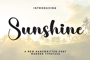 Sunshine | Script Font, a Handwritten Font by Scratchones (Thumbnail 1 of 8)