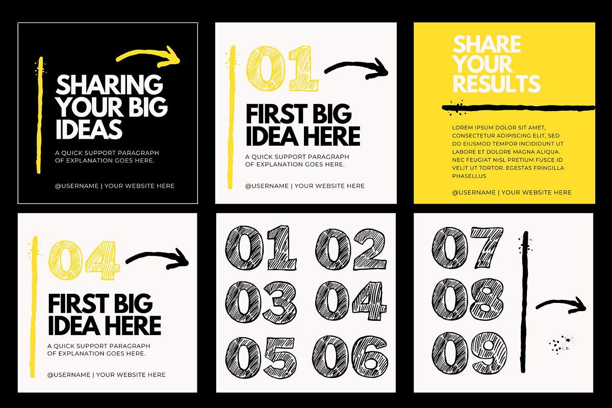Sketch Carousel Canva Template, a Social Media Template by Mike Brennan Art & Design (Photo 2 of 2)