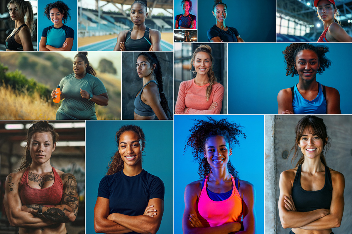 91 Fitness women, a Sports & Recreation Photo by Handmadefont (Photo 10 of 17)