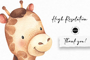 Safari Baby Animals Clipart, an Illustration by Gau Silva Studio (Thumbnail 4 of 4)