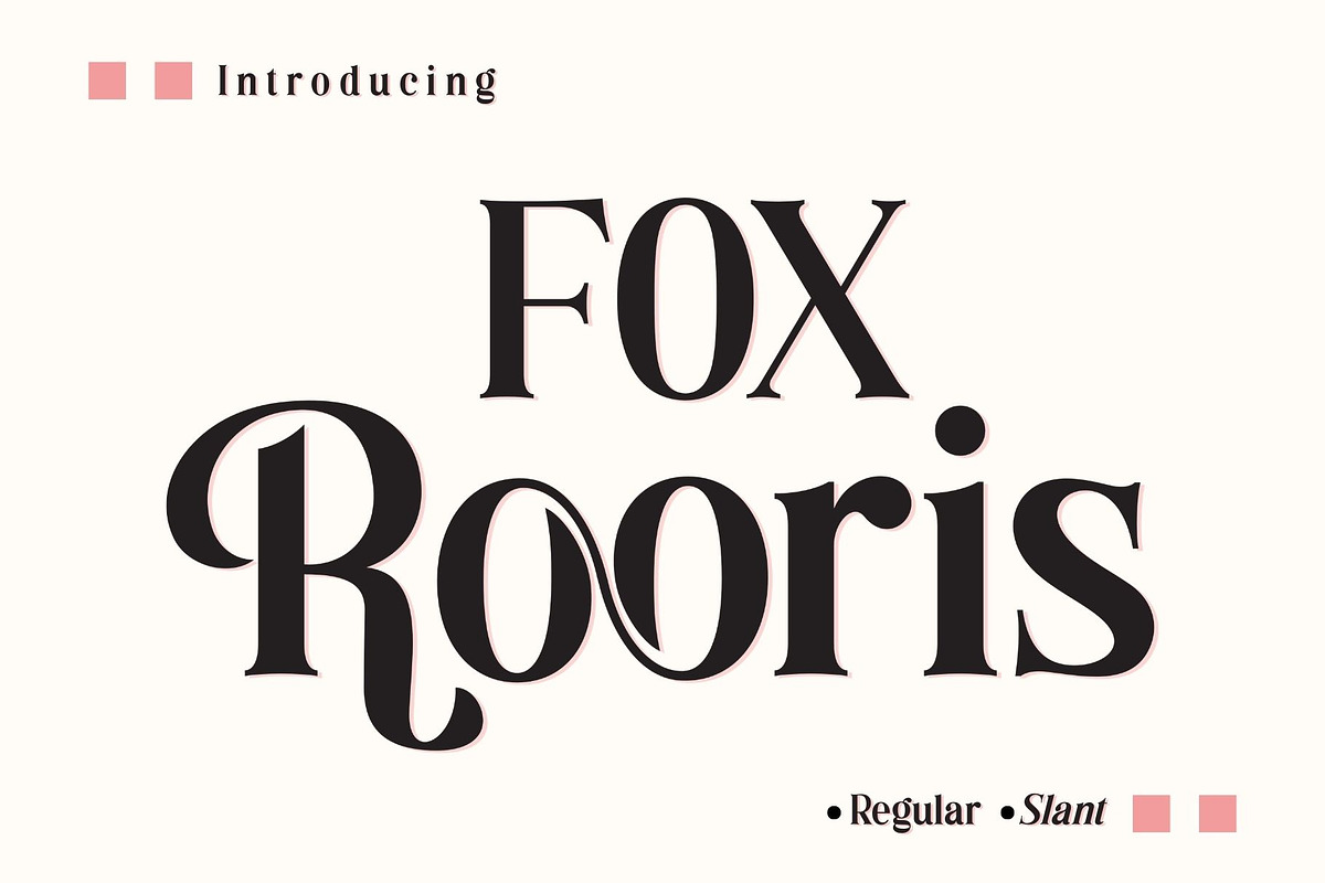 Fox Rooris Font, a Serif Font by Fox7 By Rattana (Photo 1 of 12)