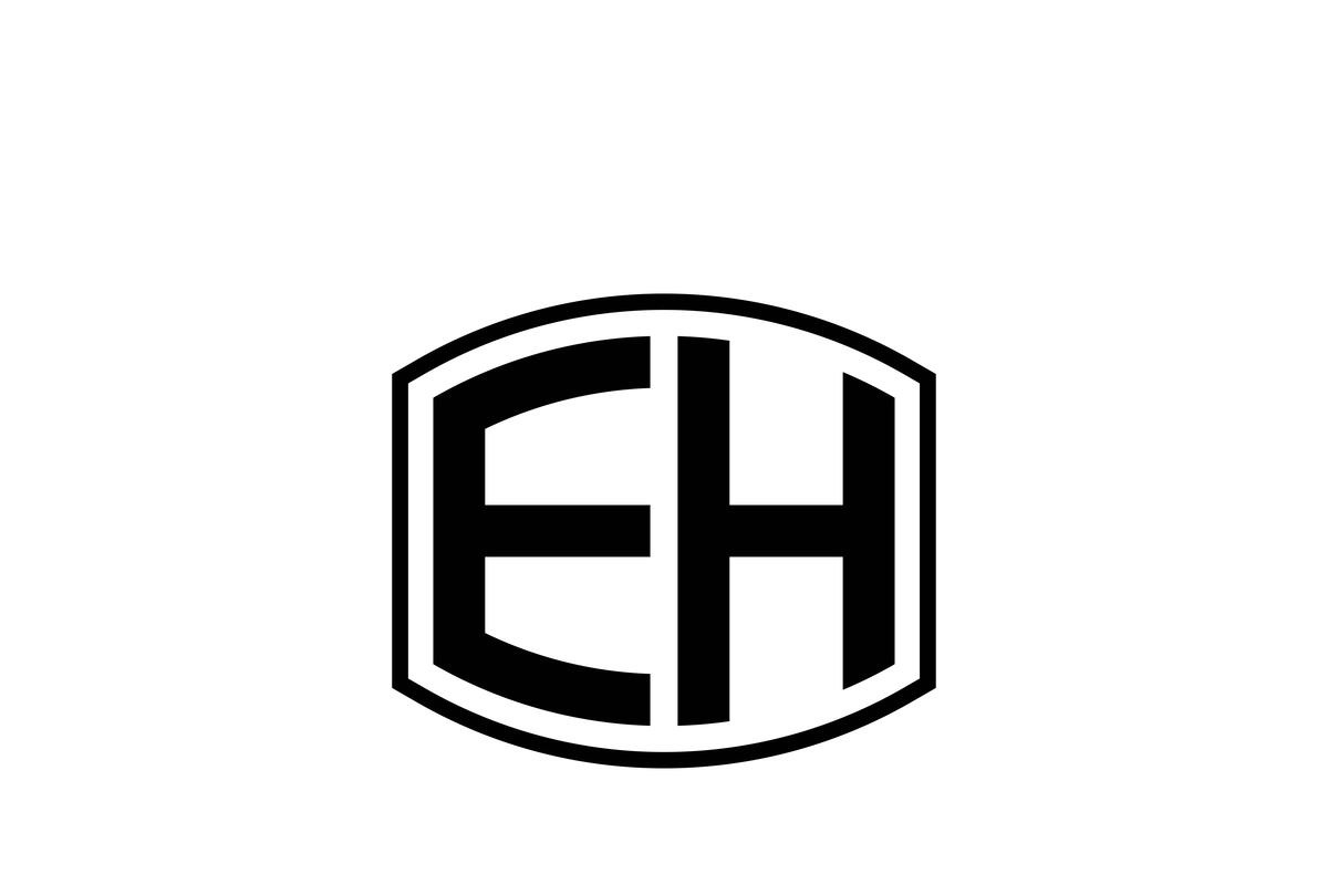 EH logo design vector template, a Branding & Logo Template by xcoolee